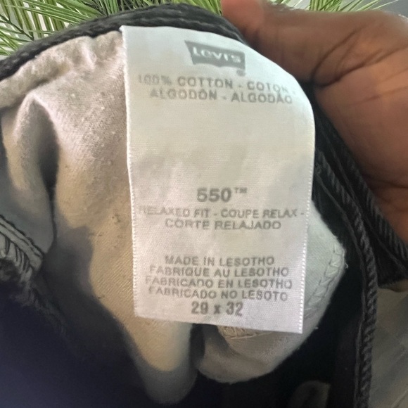 Levi’s 550 Relaxed Fit Charcoal Gray Jeans W29 L32 - Picture 3 of 8
